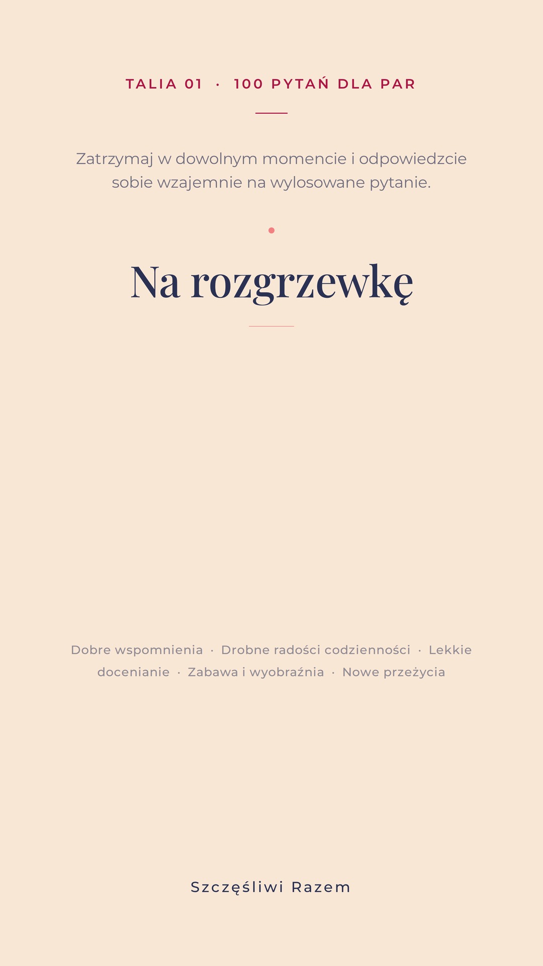 Talia 01 — Na rozgrzewkę