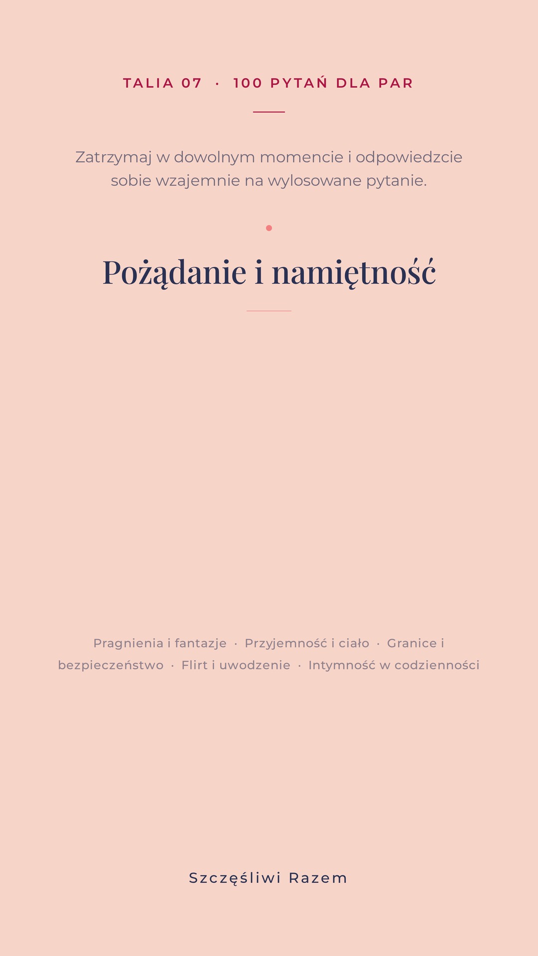 Pożądanie i namiętność
